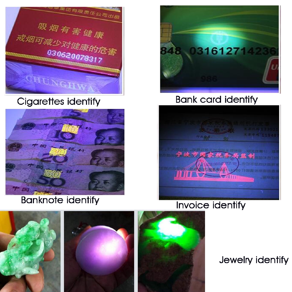 Đèn pin tia cực tím UV soi tiền giả 21 bóng LED