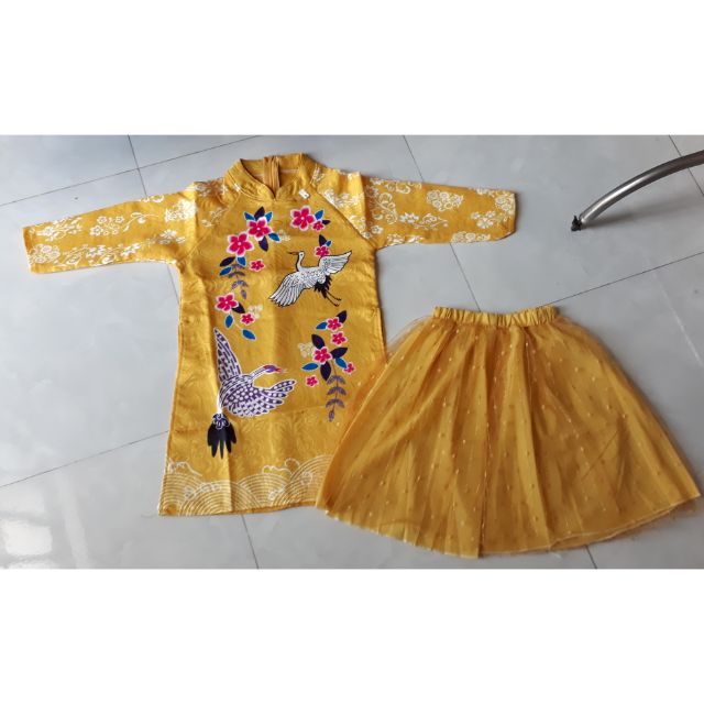 Áo dài bé gái