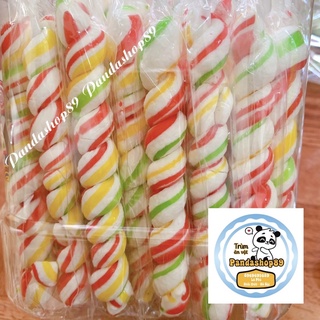 Kẹo que cầu vồng cute (🍡)