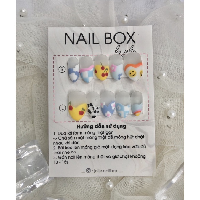 Nail box móng tay giả móng up thiết kế