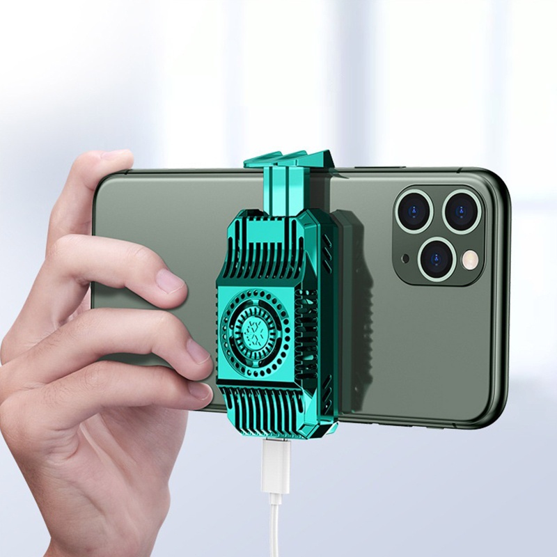 Quạt Tản Nhiệt Từ Tính Gắn Điện Thoại Di Động Hỗ Trợ Chơi Game / Xem Video