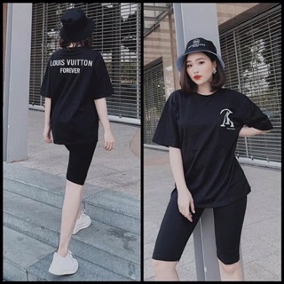 Đồ Bộ cotton mặc ở nhà quần lửng