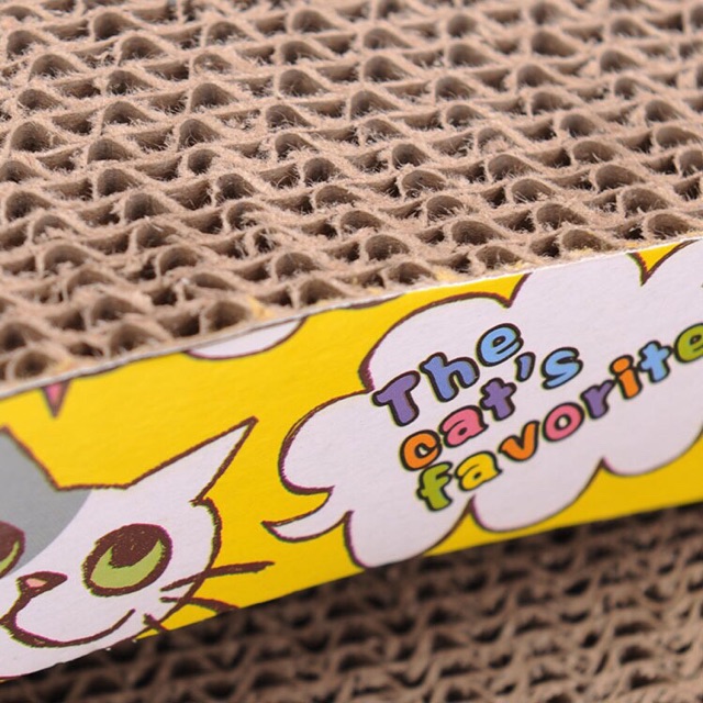 Bàn cào móng giấy dành cho mèo tặng kèm cỏ canip - phụ kiện thú cưng, bàn cào móng cho mèo - Kitty Pet Shop