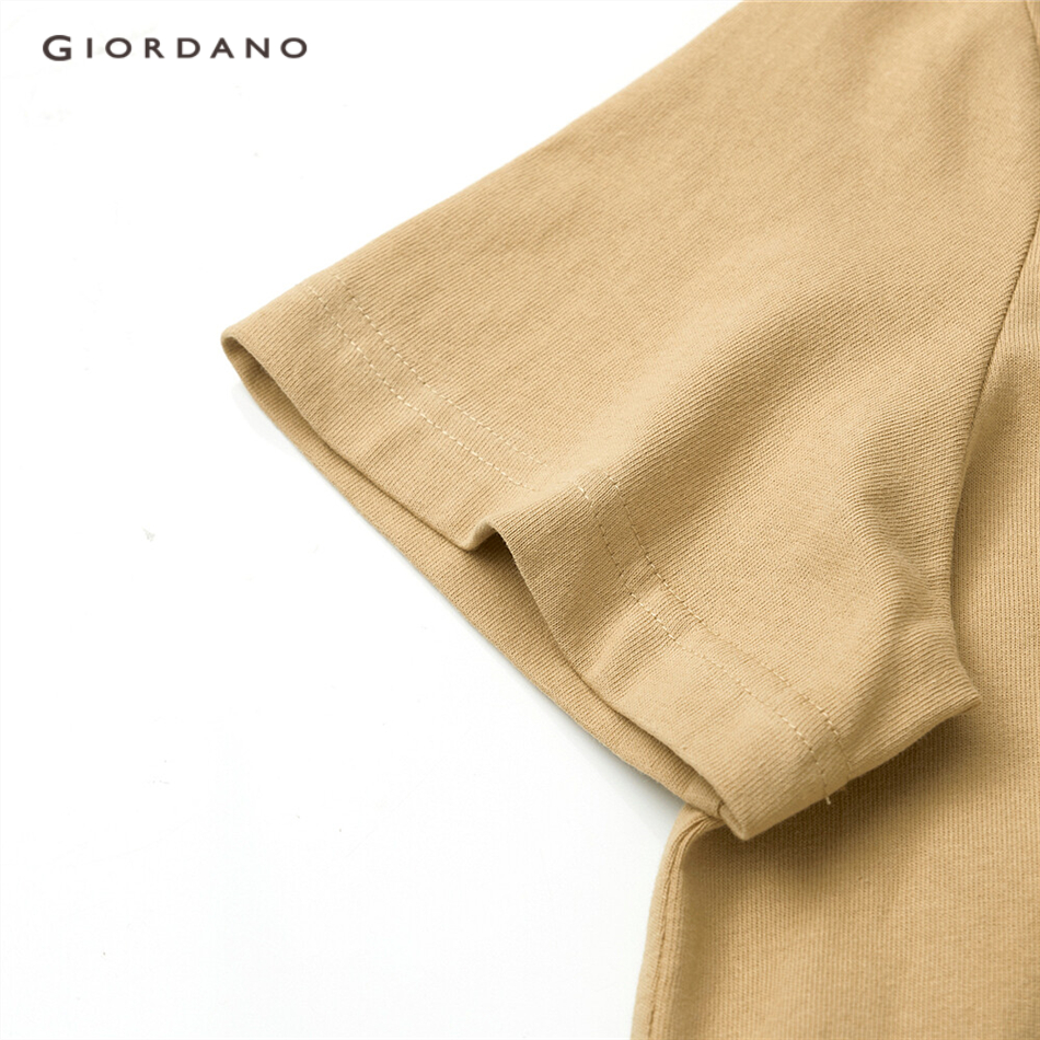 Đầm Giordano tay ngắn in họa tiết chữ thời trang cho nữ 18461916