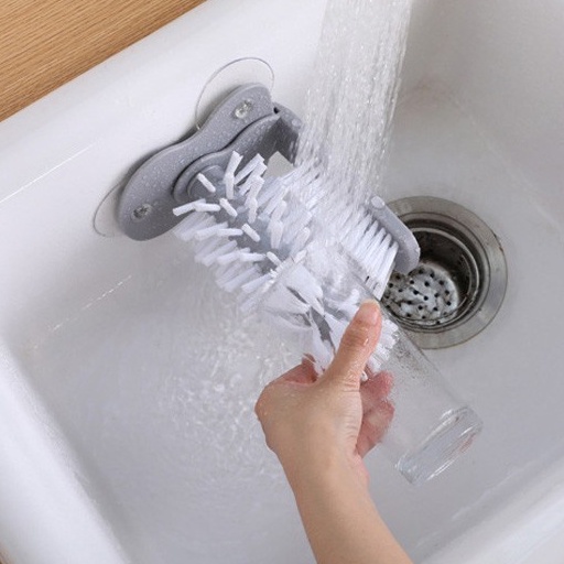 Cọ rửa bình ly cốc chèn gắn bồn rửa mặt trong mặt ngoài