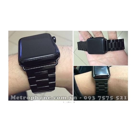 [Mã SKAMSALE03 giảm 10% đơn 200k] Dây Thép Đúc Cho Apple Watch 38mm/42mm/40mm/44mm