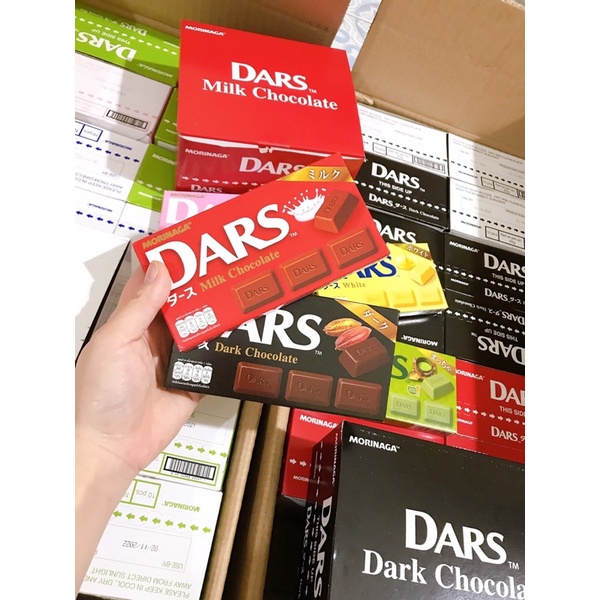 Socola Morinaga Dars 5 Vị hàng chuẩn 42g