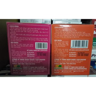 cốm vi sinh Nutribaby màu hồng và màu cam / nutri baby