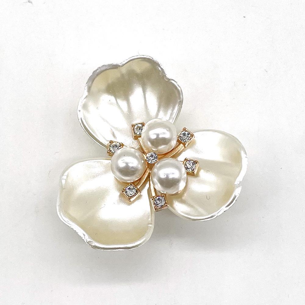 Phụ Kiện Kim Loại Đính Đá Và Ngọc Trai Thời Trang Cho Nữ