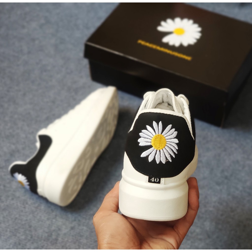 (Full BILL - FULL BOX) Giày nữ nam thể thao trắng MC ĐẸP SIÊU CẤP đế độn 4cm, size 36 đến 43