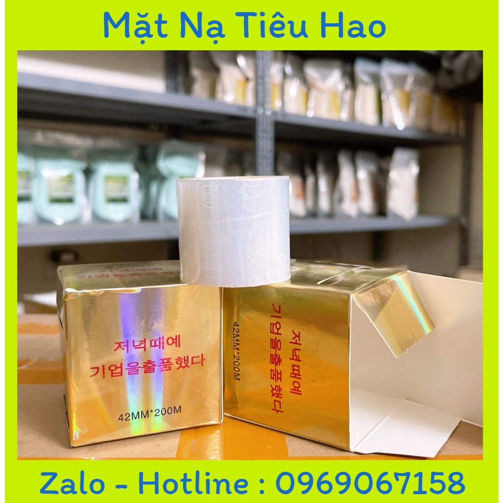 Cuộn nilong dễ bám - màng nilong ủ tê lông mày, môi, mí 42MM - 200MM