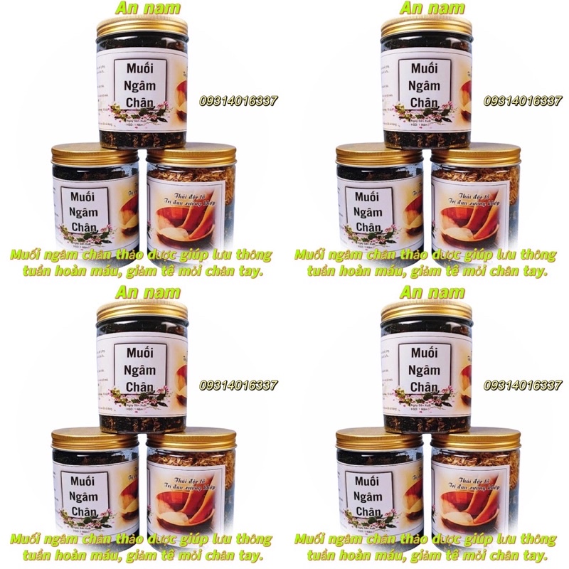 MUỐI NGÂM CHÂN THẢO MỘC KHỬ MÙI (500G)