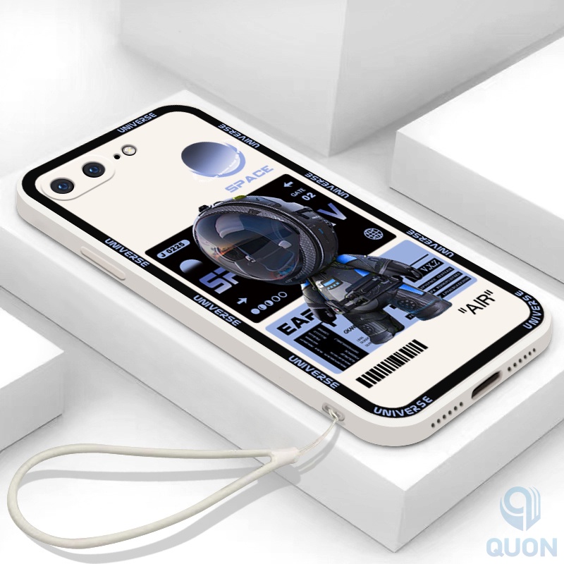 Ốp lưng iphone rô bốt phi hành gia Nasa ốp điện thoại lưng chống sốc silicon ốp cho iPhone 6 7 8 6s Plus