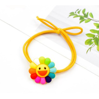 Dây buộc tóc hoa cầu vồng