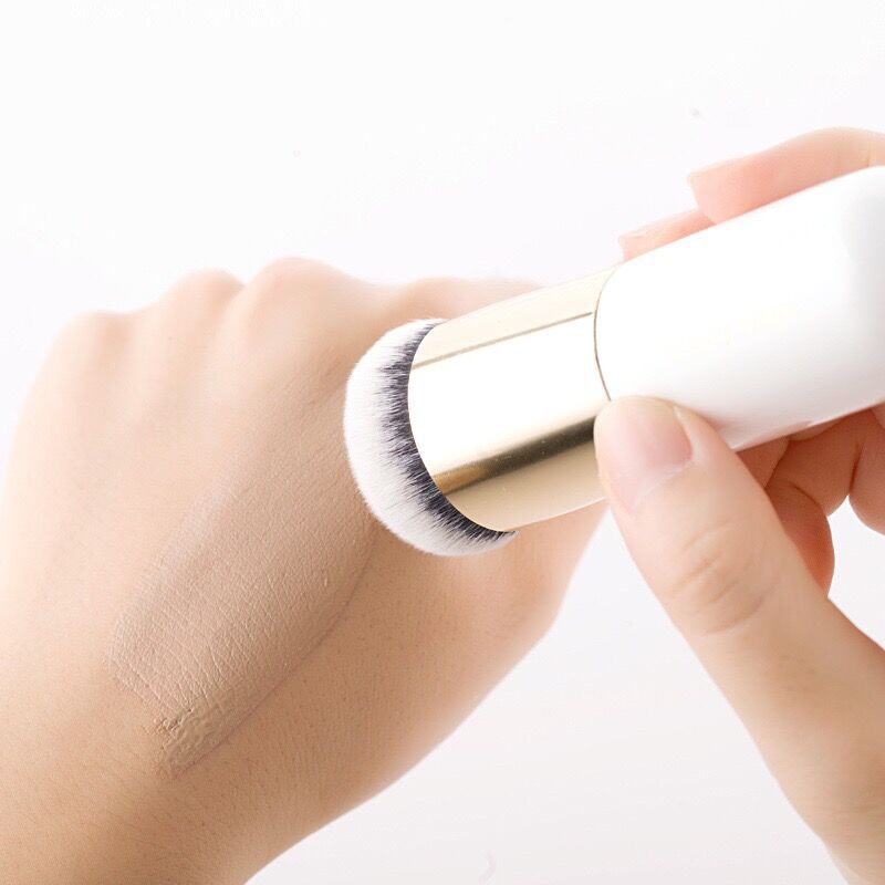 Cọ Trang Điểm Mini Đầu Tròn Màu Vàng Đen