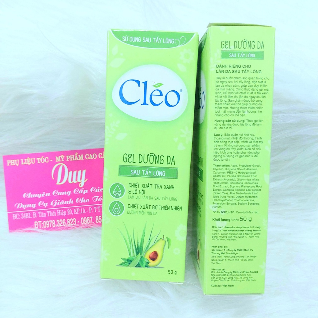 Kem Tẩy Lông CLEO 50g - Tẩy Sạch Lông Chỉ Trong Vài Phút