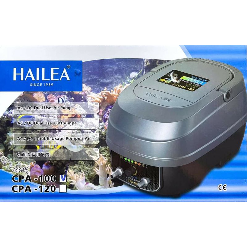 Máy oxi tích điện Hailea cpa100 và Hailea cpa120