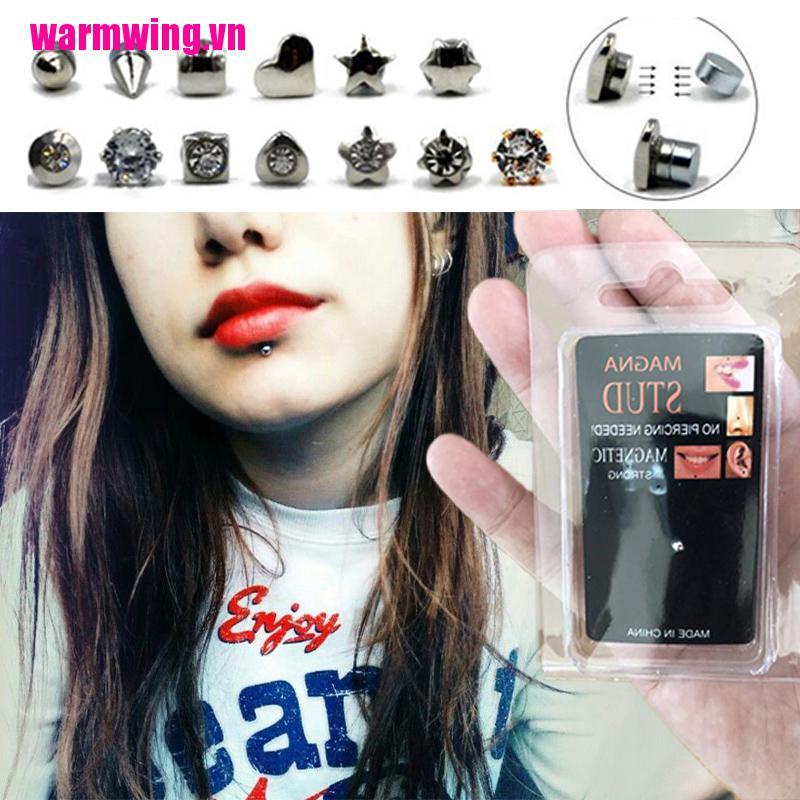 [WMVN] Khuyên Xỏ Sụn Tai / Môi / Tai Không Xỏ Có Nam Châm