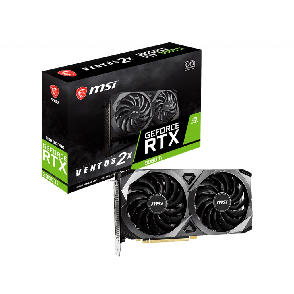 Card màn hình MSI RTX 3070 Ventus 2X OC 8G LHR