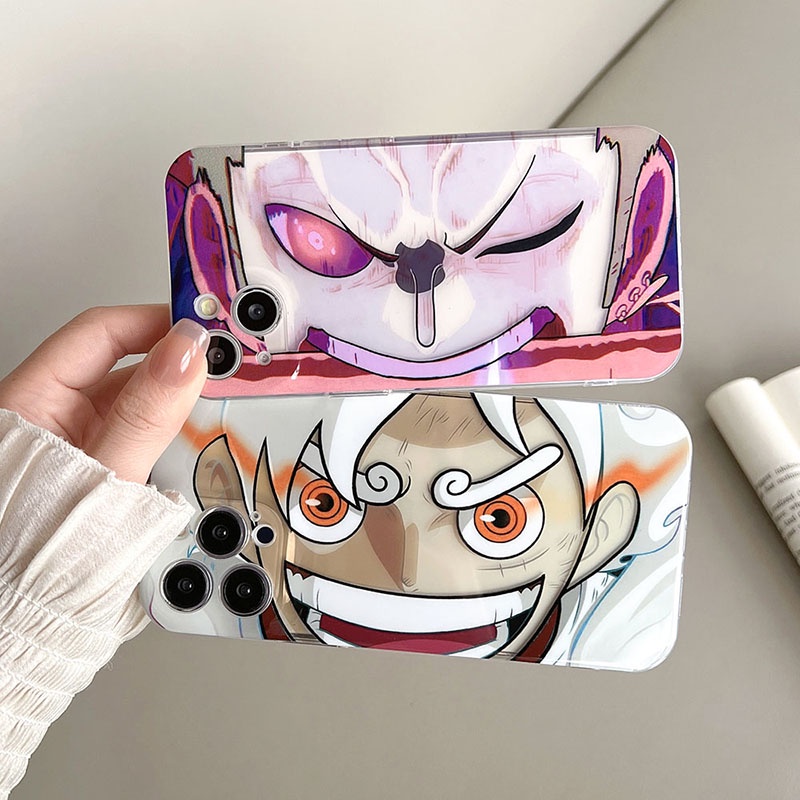 Ốp Điện Thoại Trong Suốt Họa Tiết One Piece Zoro Luffy Chất Lượng Cao Cho iPhone 14 13 12 11 Pro Max 11