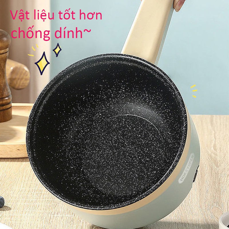 Nồi điện mini hai tầng đa năng tặng kèm khay hấp có thể Chiên, Xào, Nấu ăn, Nấu cơm