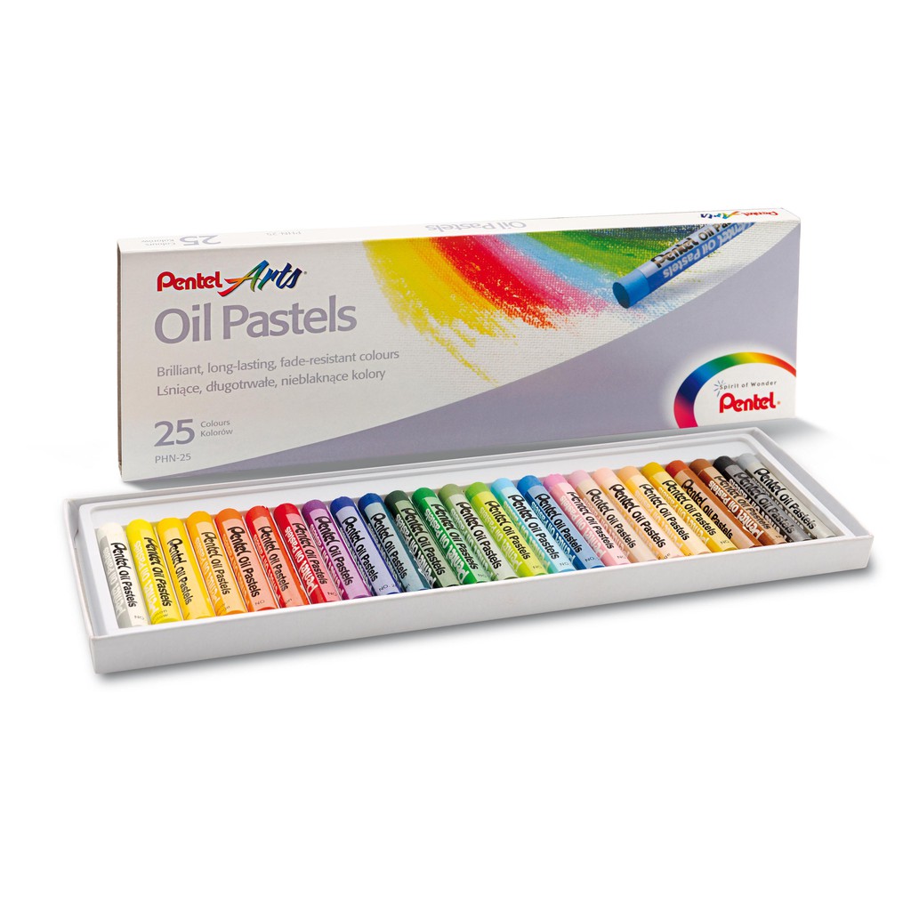 Sáp Dầu Pentel Oil Pastel 25 36 50 Màu