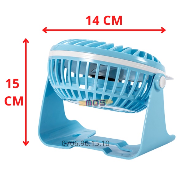 Quạt đảo chiều để bàn (SẠC+PIN) DP-7603 (BẢO HÀNH 6 THÁNG 1 ĐỔI 1) MOS shop