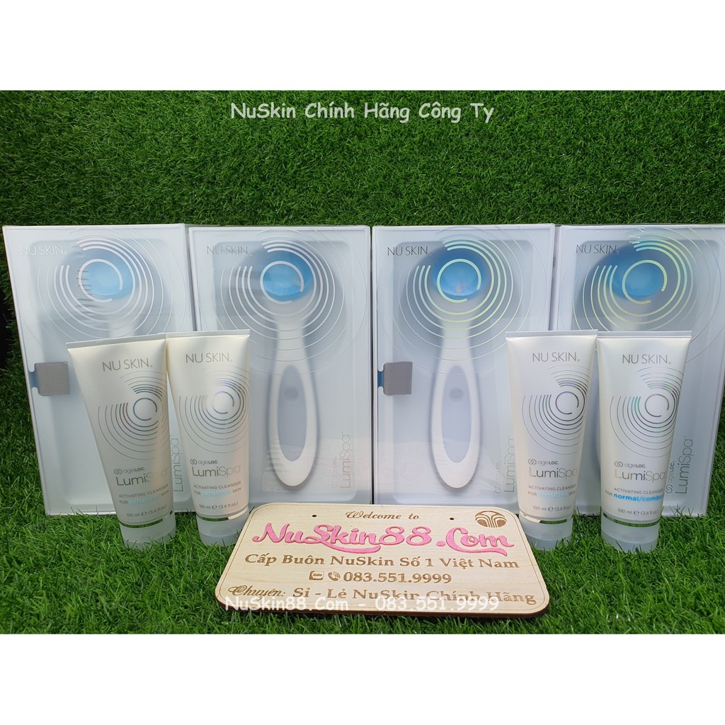 [INBOX NHẬN GIÁ SỈ] [CHÍNH HÃNG ] Bộ rửa mặt Lumispa Nuskin + Sữa rửa Lumi mọi loại da NuSkin 88