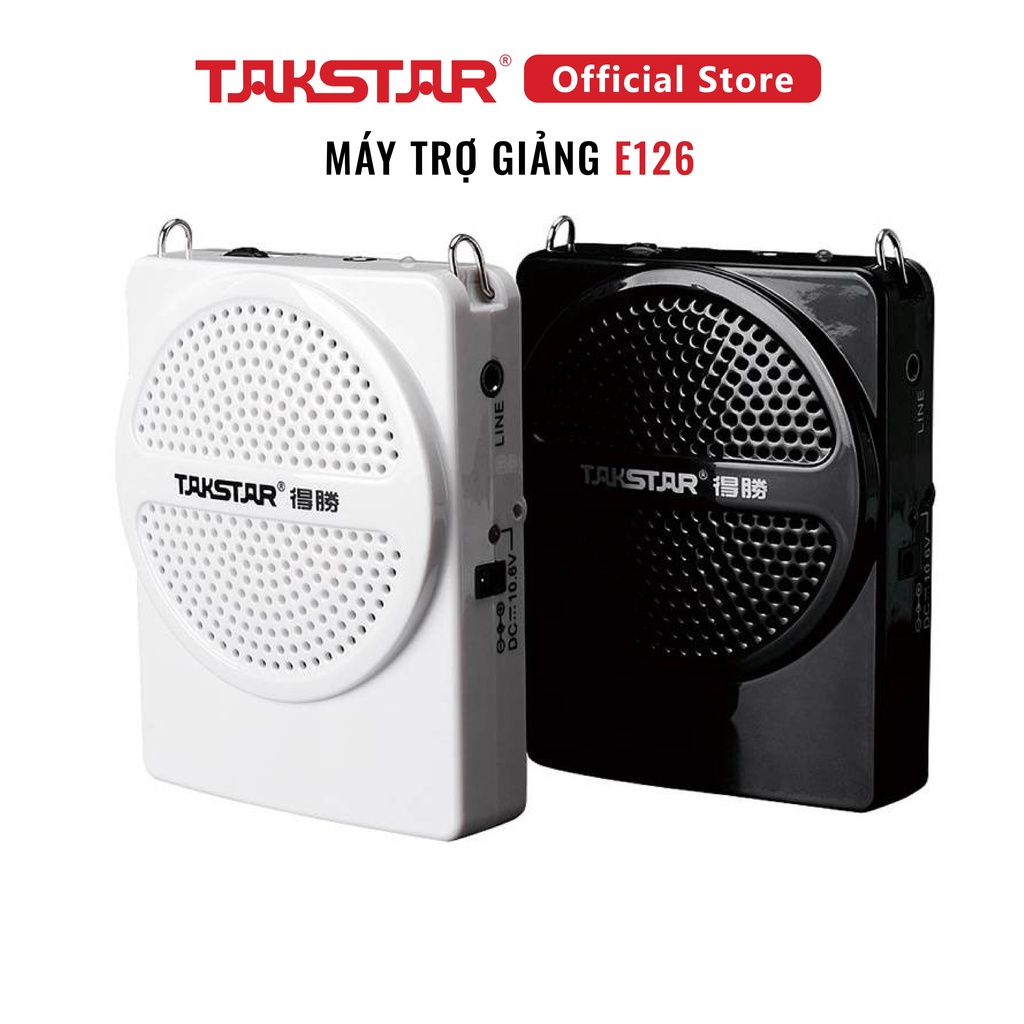 Máy Trợ Giảng Takstar E126 Nhỏ Gọn, Mic Nhạy, Tiếng Hay, Công Suất 8W, Đa Phương Tiện, Chính Hãng Cao Cấp Bảo Hành 1 Năm