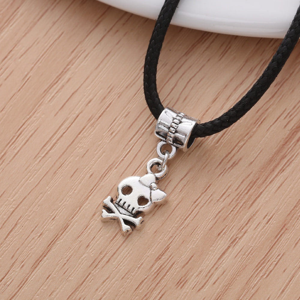 Set 40 Mặt Vòng cổ Hình Đầu Lâu Phong Cách Vintage Thời Trang Cho Nữ