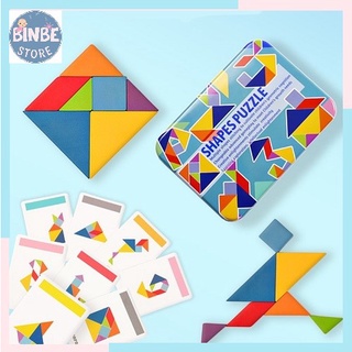 Bộ Đồ Chơi Xếp Hình Bằng Gỗ Bettermu, Giáo Dục Sớm Phát Triển Trí Não Cho Trẻ Em