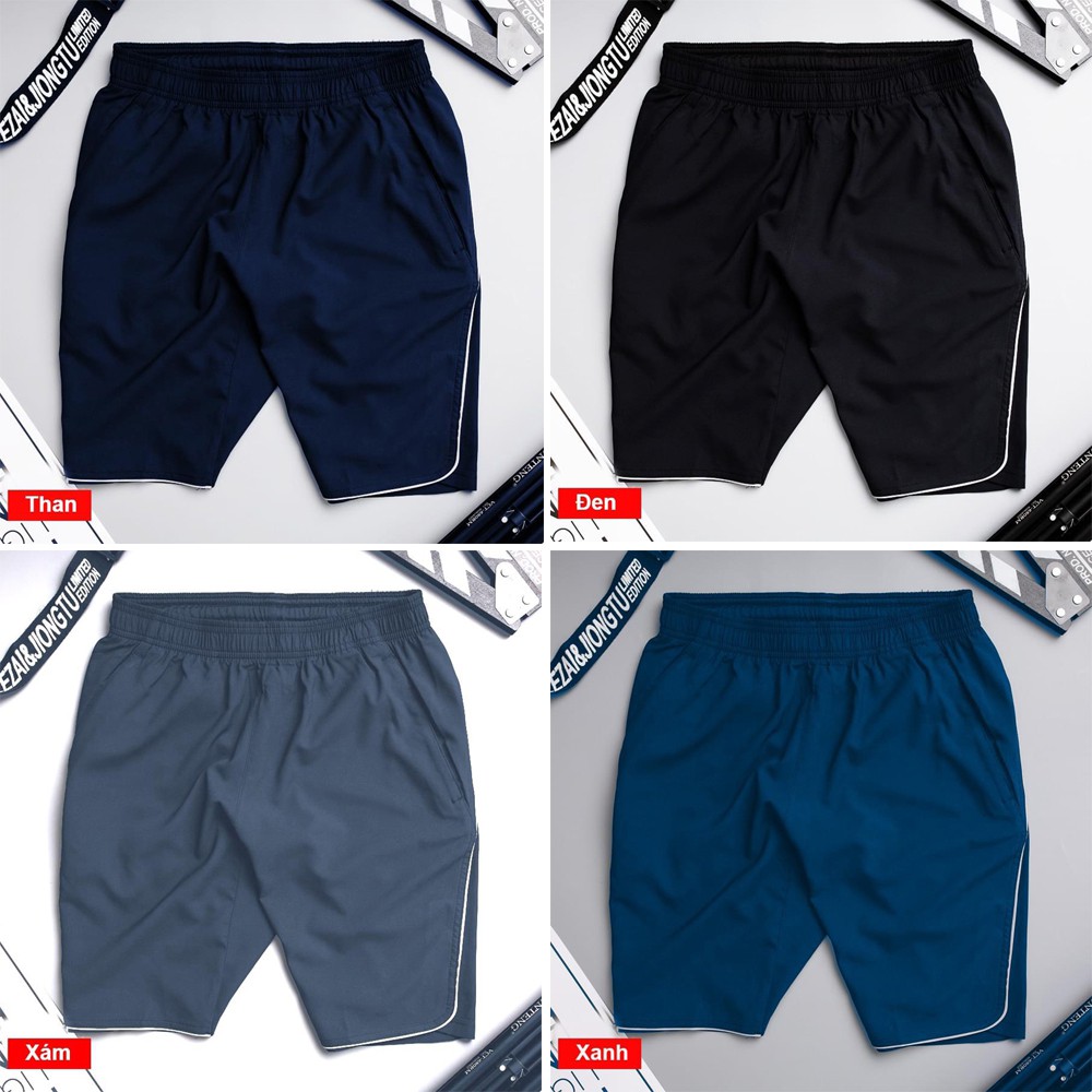 Combo 4 Quần đùi nam thể thao vải gió V1 Quần Short nam mặc mùa hè thoáng mát Micado