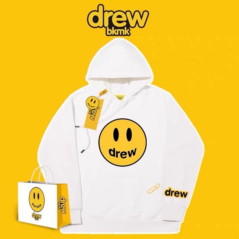 Áo nỉ hoodie Drew house mặt cười, áo nỉ bông hoodie thu đông mẫu mới 2021