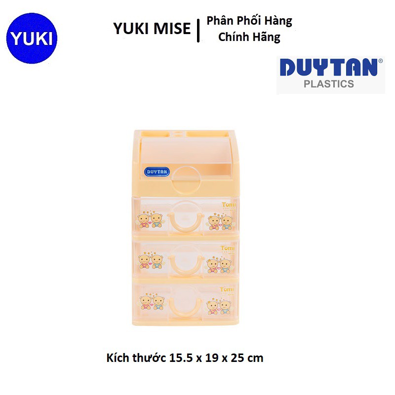 Tủ nhựa Duy Tân Tomi nhỏ 4 ngăn No219/4 YUKI Phân Phối Chính Hãng💯