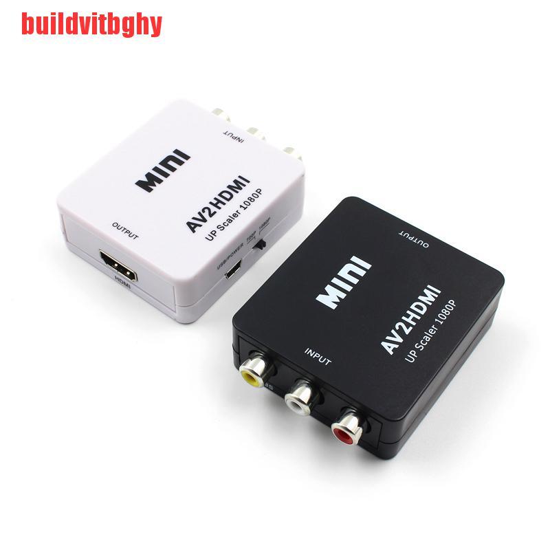 (Mua-Code) Giắc Chuyển Đổi Mini Rca Av Sang Hdmi Av 2 Hdmi 1080p