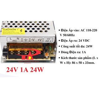 BỘ COMBO 5 CÁI NGUỒN TỔ ONG 24V 1A/2A/3A (NÊN MUA) LOẠI TỐT, GIÁ RẺ, CHẤT LƯỢNG, ĐỦ AMPE, Bảo hành 3 tháng.