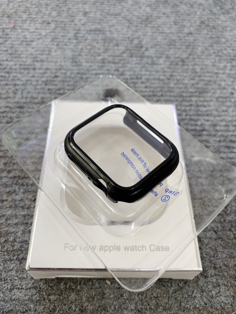 Ốp viền cường lực màu đen dành cho Apple Watch 38/40/42/44mm