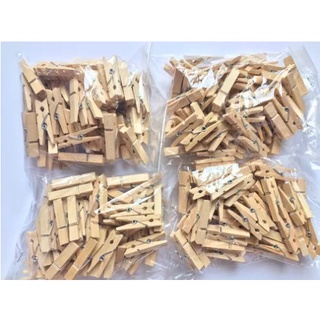 Kẹp Gỗ Trang Trí - Set 100 Kẹp