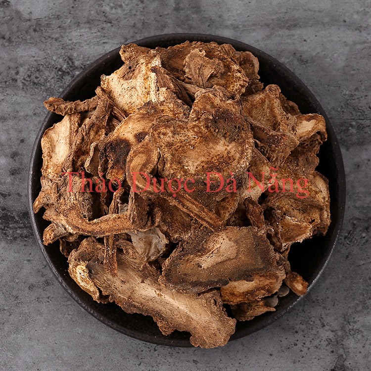 Độc Hoạt lát khô mỏng vàng 100 gram.