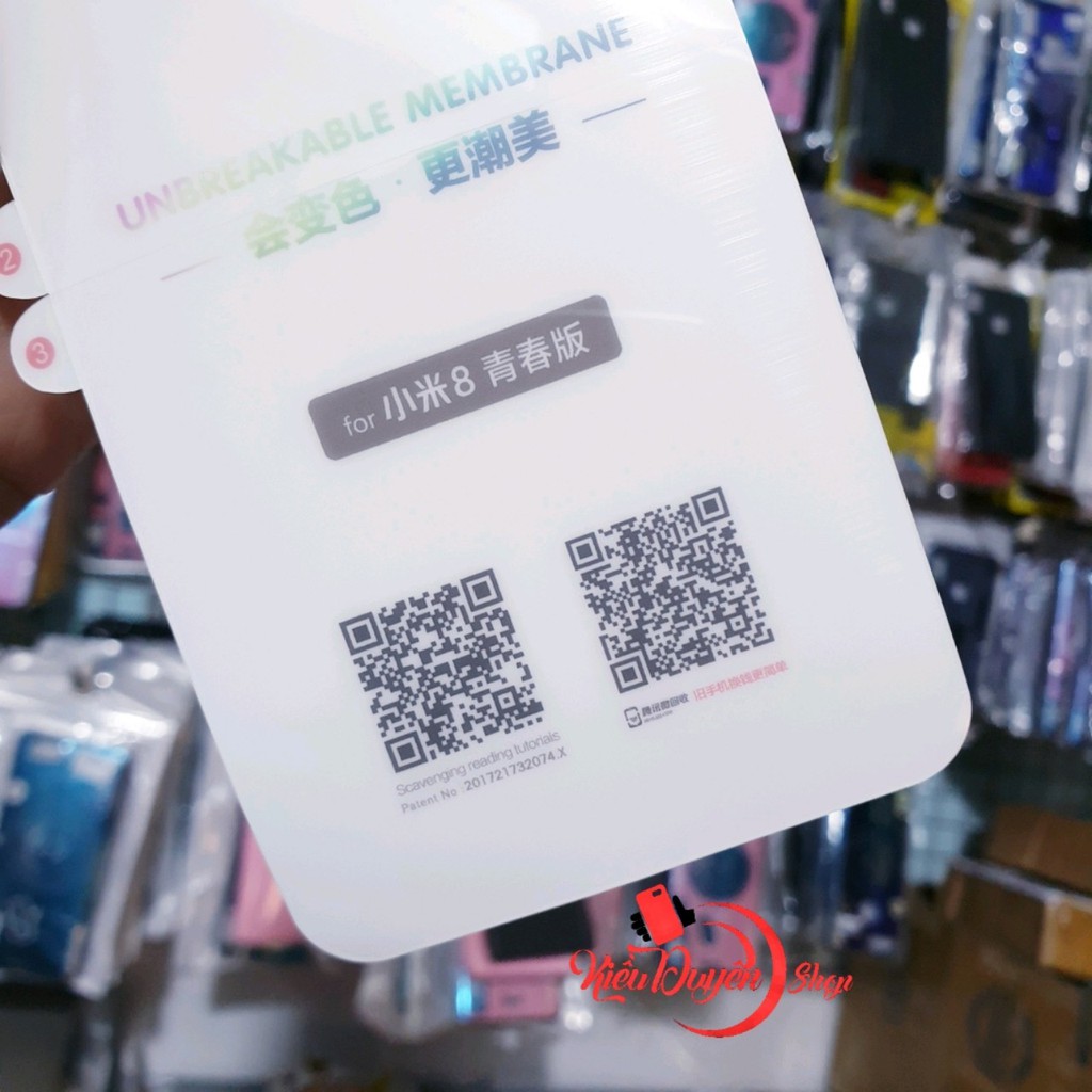 Miếng dán PPF mặt sau cho Xiaomi Mi 8,Mi 8 Lite,Mi 8 SE