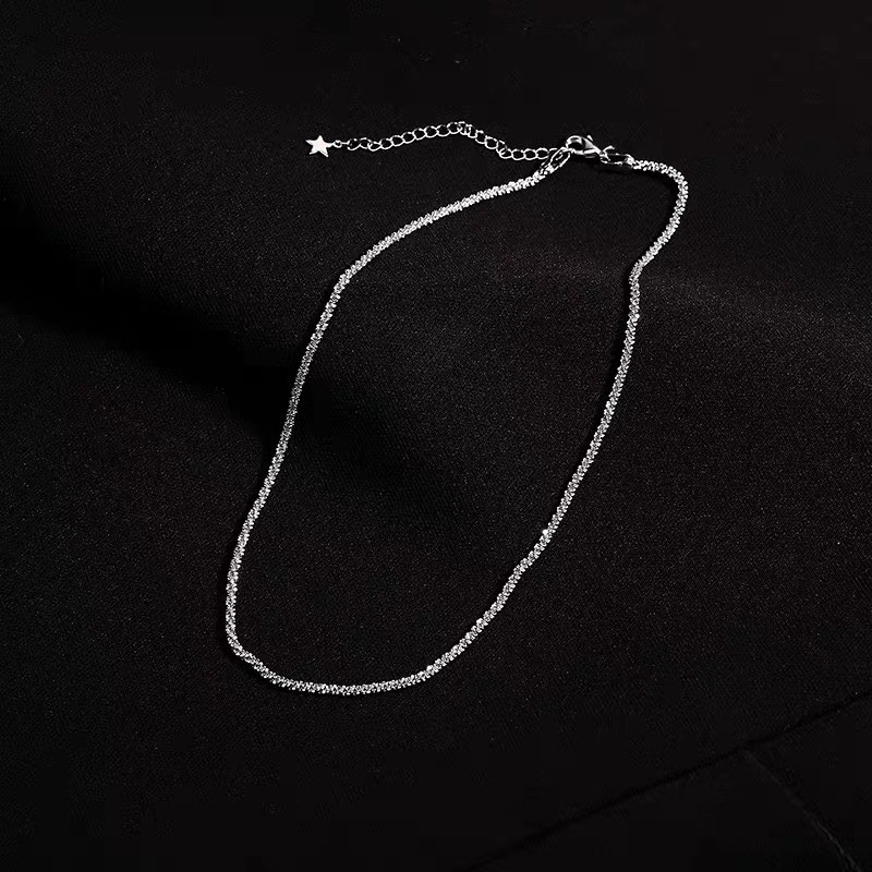 Vòng cổ nữ bạc choker cá tính, Dây chuyền bạc Duyson Silver