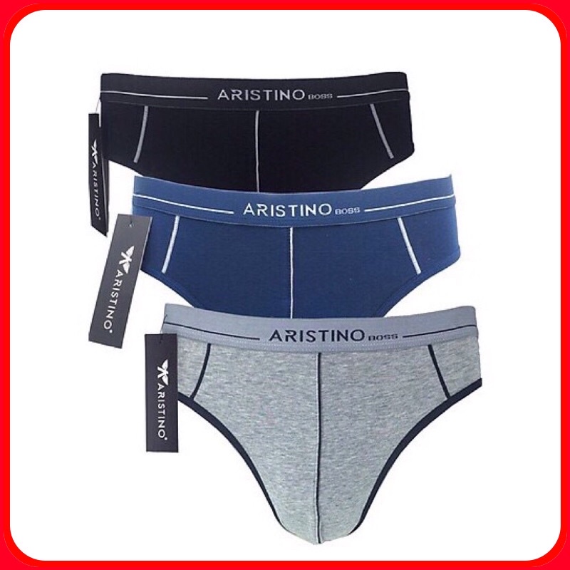 Quân Lót Sip Tam Giác Nam Cotton Cao Câp ARISTINO Mền Mịn,Kháng Khuẩn Thấm Hút Tốt.Abf1615 - S2 Official