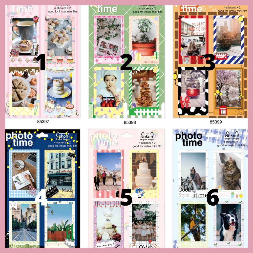 STICKER KHUNG ẢNH POLAROID SIÊU XINH