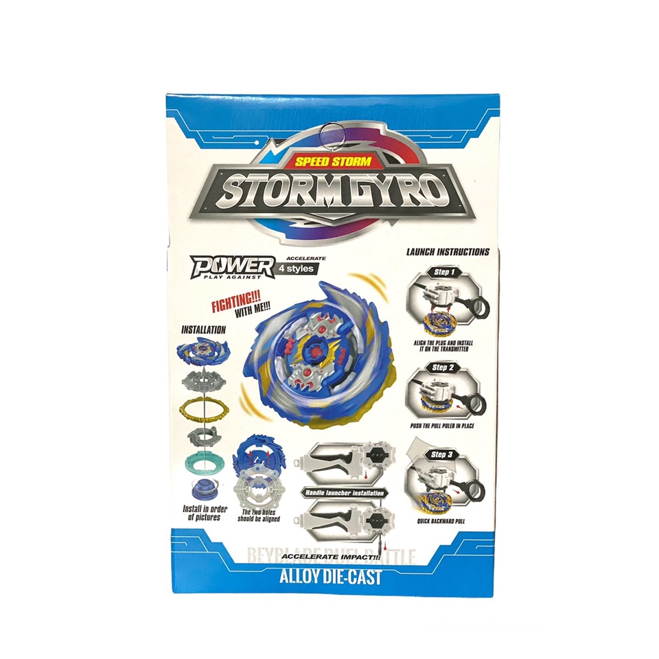 ĐỒ CHƠI CON QUAY VÒNG XOAY THẦN TỐC - BEYBLADE - STORMGYRO KÈM HỘP ĐỰNG CAO CẤP HÀNG LOẠI 1