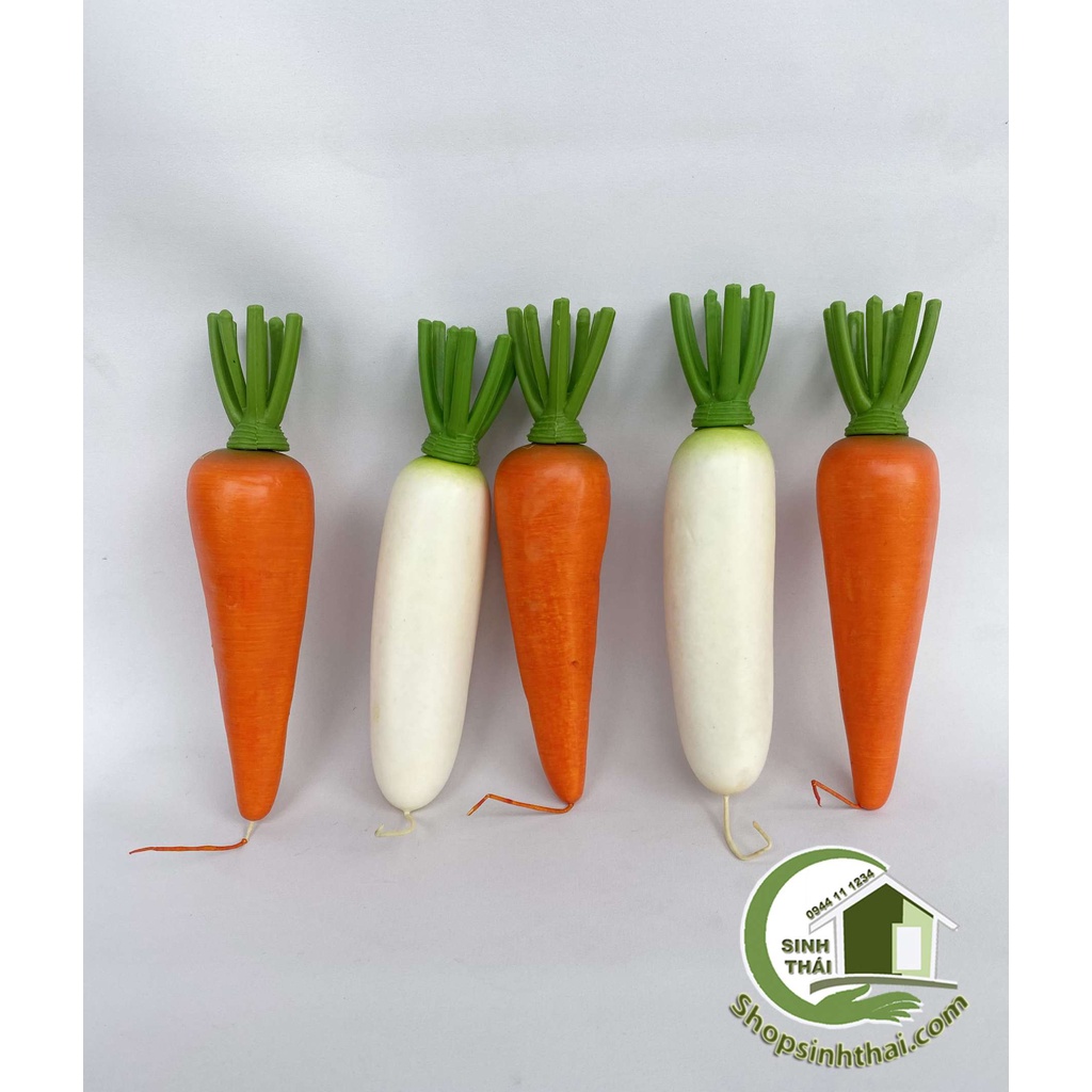 Rau củ quả giả cao cấp - Rau bắp cải, cà rốt, cải thảo, củ cải, khoai tây, hành tỏi, đậu đũa, dưa leo - Chọn loại