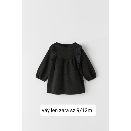 Váy len zara kid auth newtag sz 9/12m