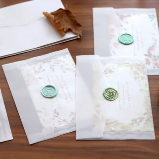 Phong bì thư giấy can trong