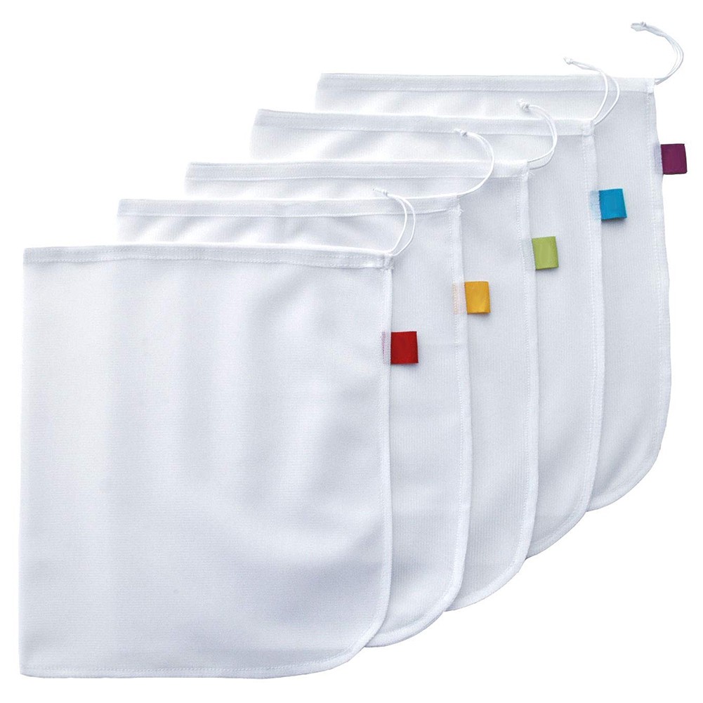 Set 5 Túi Lưới Rút Dây Đựng Thực Phẩm Đa Năng K21