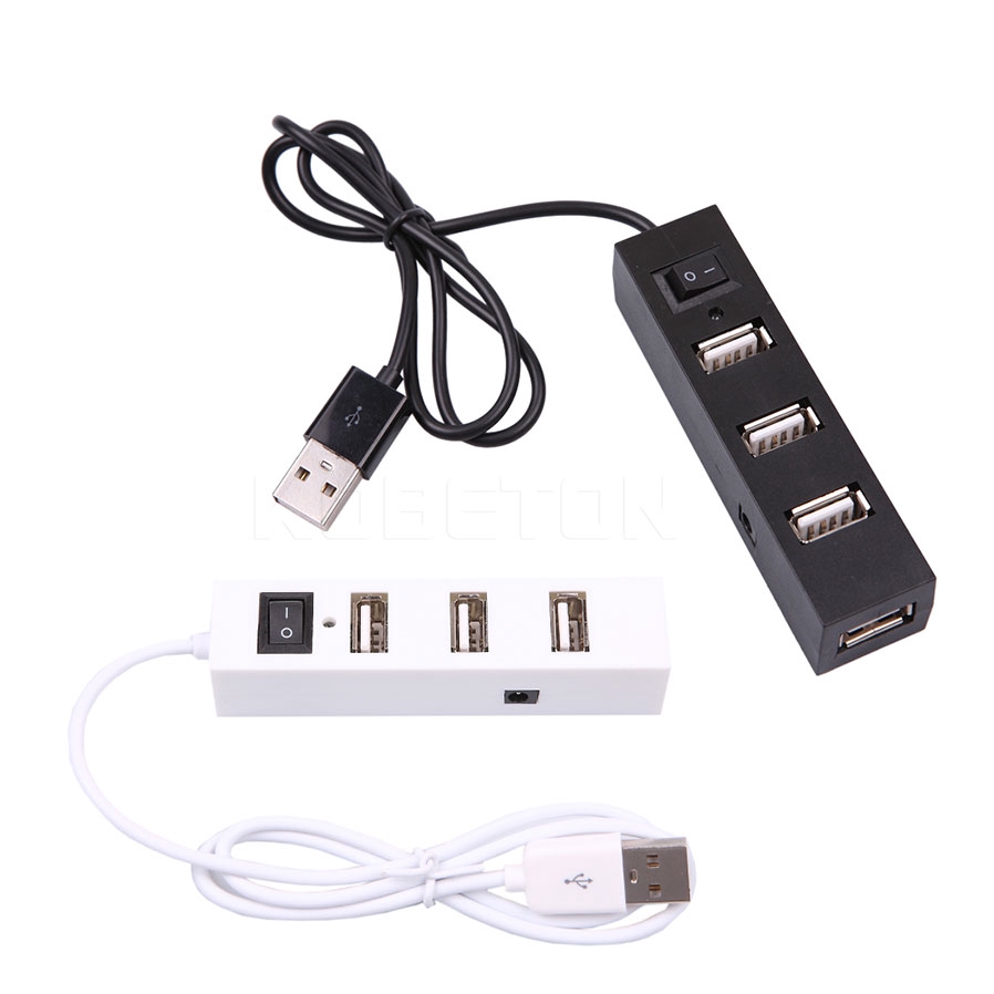 Bộ Chia 4 Cổng Usb 2.0 KEBIDUMEI Có Công Tắc