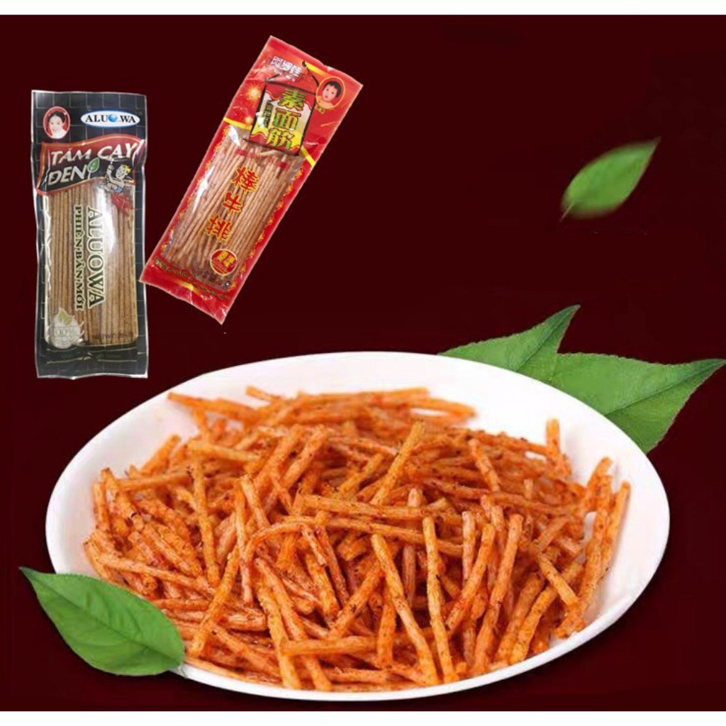 Bánh tăm cay bé gói mini que!